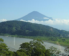 富士川橋・楽座からの富士山